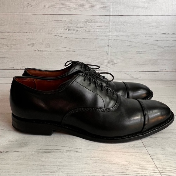 Allen Edmonds Park Avenue 5615 Black Cap-Toe Oxford Dress Shoes Men’s 9D USA main image 13